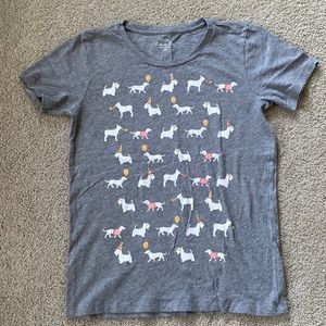 J. Crew Party Dogs T-Shirt